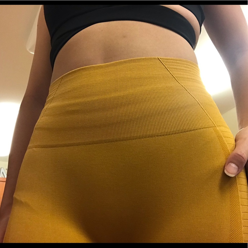 Yellow leggings